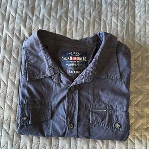 EUC ECKO UNLTD short sleeve button up dress shirt